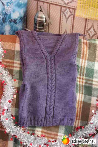 Жилет дочери, альбом: Вязание