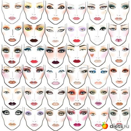 Стили макияжа, подборка, альбом: Макияж.
