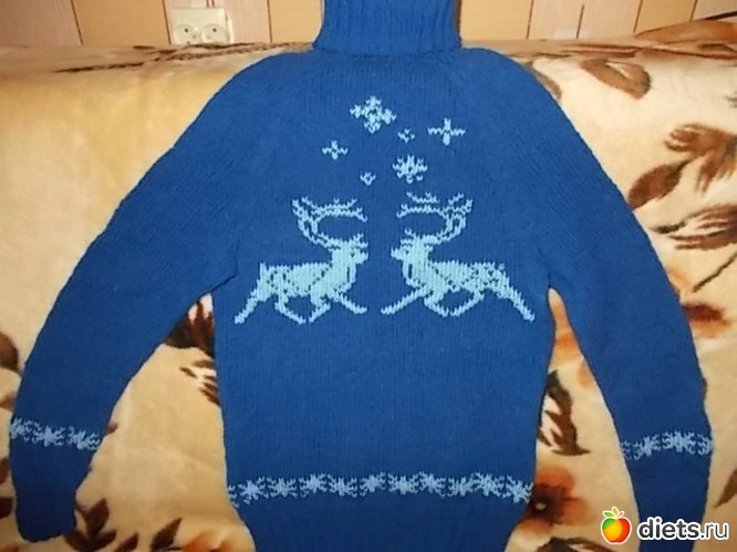 Джемперок с оленями, альбом: Моё вязание