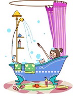 Смываем лишнее.