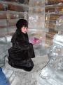 У камина