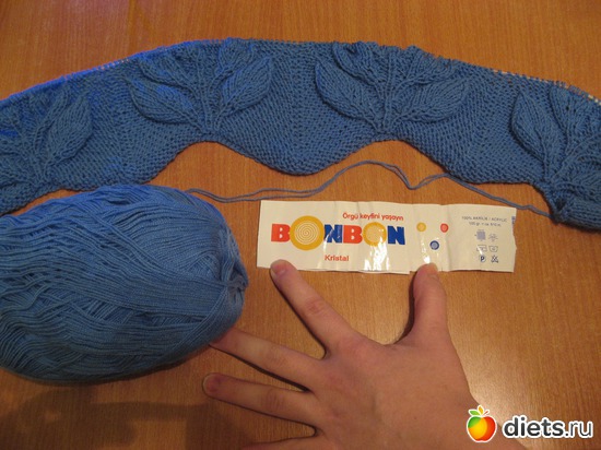 1 февраля-начала вязать кофту для дочери, альбом: моё вязание