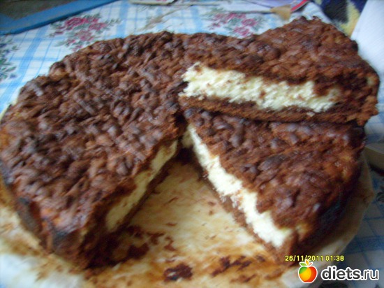 "Рождественский" пирог, но я бы назвала "Улыбка негра" ))), альбом: Вкуснятина )))