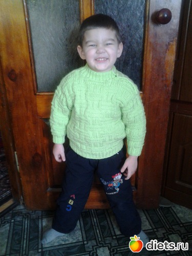 свитерок для Вовусика, альбом: мое вязание