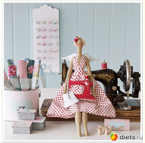 1 фото: Тильда Швейный Ангел.Выкройка