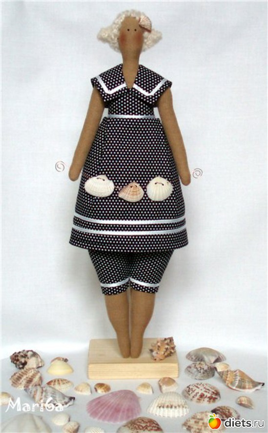 1 фото: Тильда Морской Ангел .Выкройка