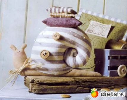 Тильда Улитка. Выкройка