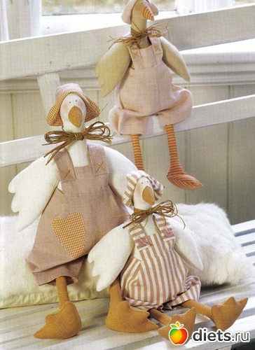 1 фото: Тильда Гусь.Выкройка