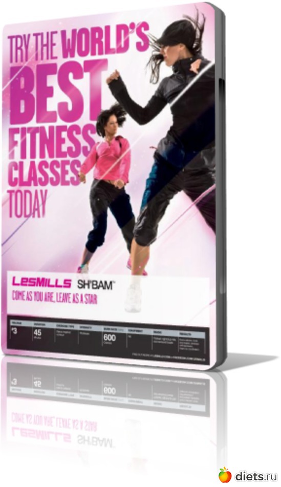 Les Mills: SH’BAM™, альбом: Обложки фитнес программ