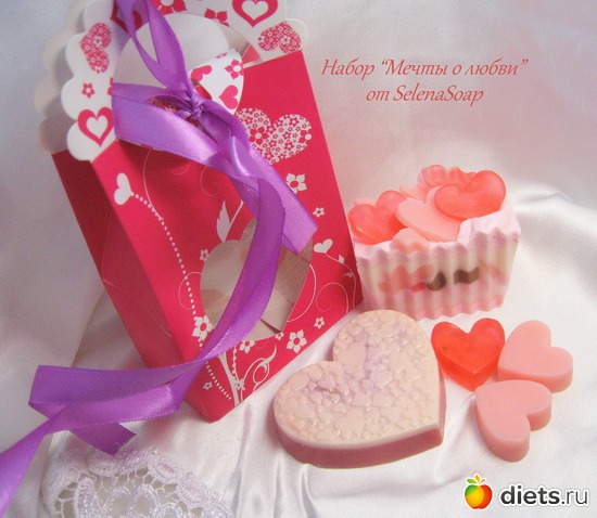 2 фото: Мыльные Валентинки)