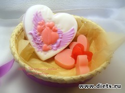 Набор сувенирного мыла "На крыльях любви"