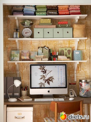 рабочее место рукодельницы дома