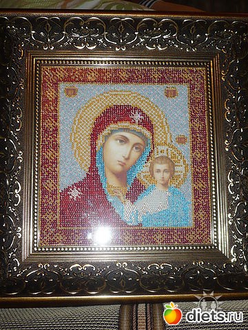 бисер "Икона Казанской Божьей матери"