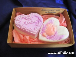 Набор мыла "Валентинки"