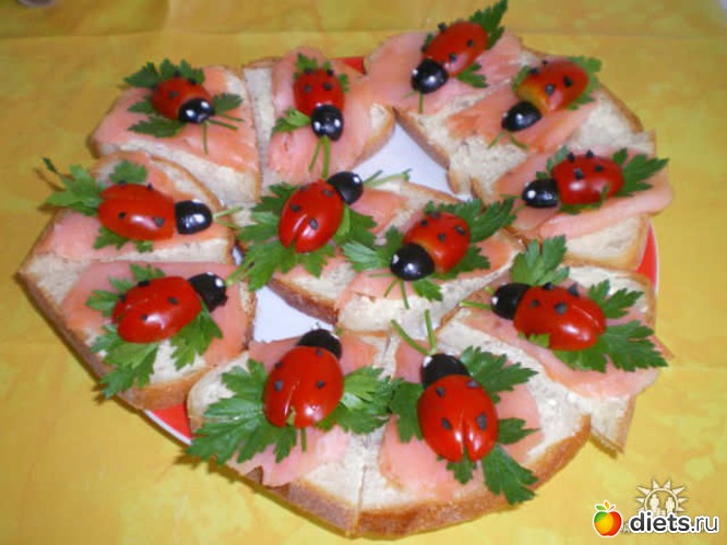 7 фото: УКРАШЕНИЯ БЛЮД