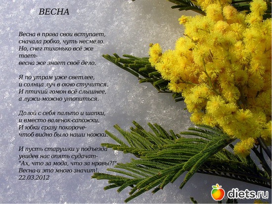 Весна, альбом: Мои стихи