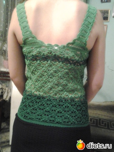 вид сзади, альбом: мое вязание