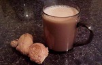 Имбирный чай с молоком.