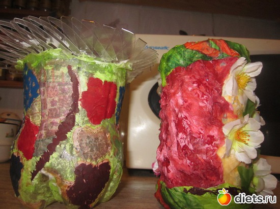 и с другой стороны, альбом: Вазочки из бутылок