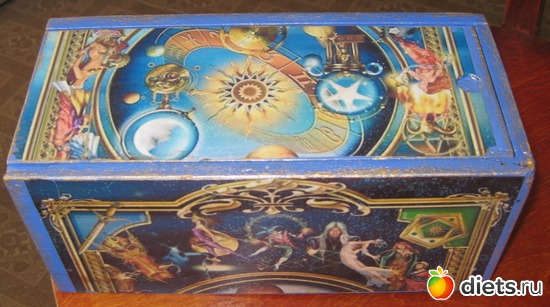 Старая коробка стала домиком для ниток и иголок, альбом: Hand Made