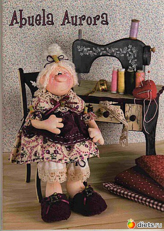 1 фото: Бабуся.Выкройка