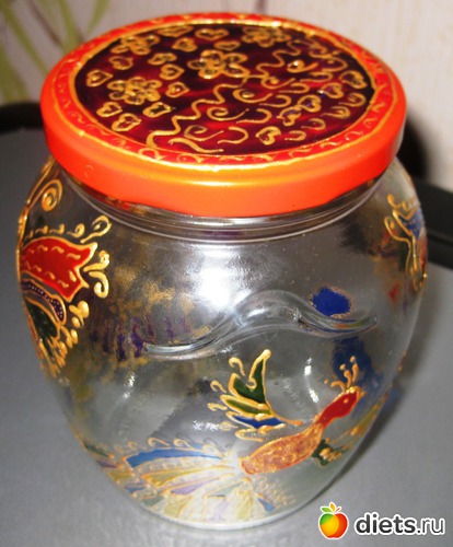Простая баночка превращается в сахарницу, альбом: Hand Made