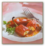 Перец фаршированный рыбой - и для поста, и для Дюкана.