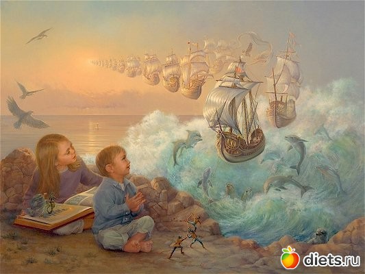 Сказочные сны. Художник Lynn Lupetti