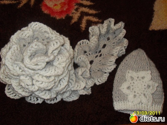 шарф и шапочка сестре на ДР, альбом: Наши руки не для скуки