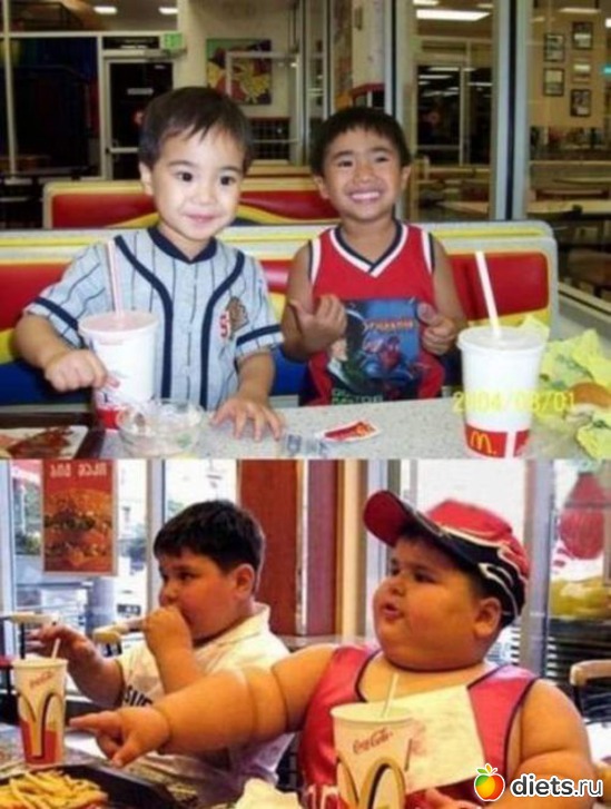 7 фото: Сравнение худой-толстый в одинаковых условиях