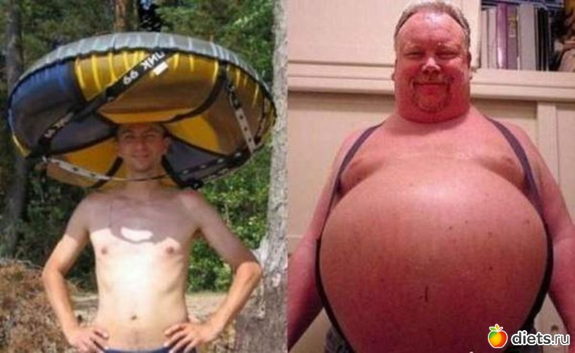 10 фото: Сравнение худой-толстый в одинаковых условиях