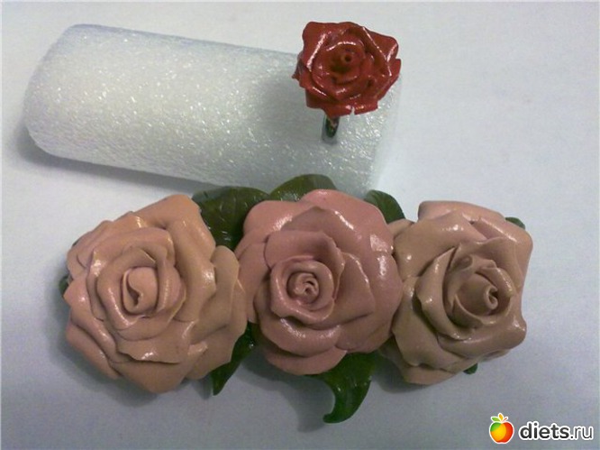 кольцо и заколка автомат, альбом: украшения из полимерной глины на заказ