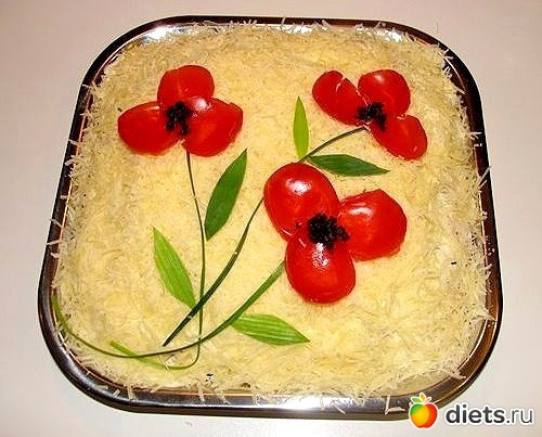 Украшения салатов и иных блюд