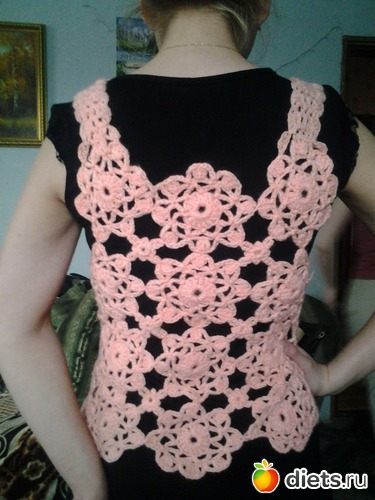 вид сзади, альбом: мое вязание