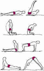 Упражнения для плоского живота!