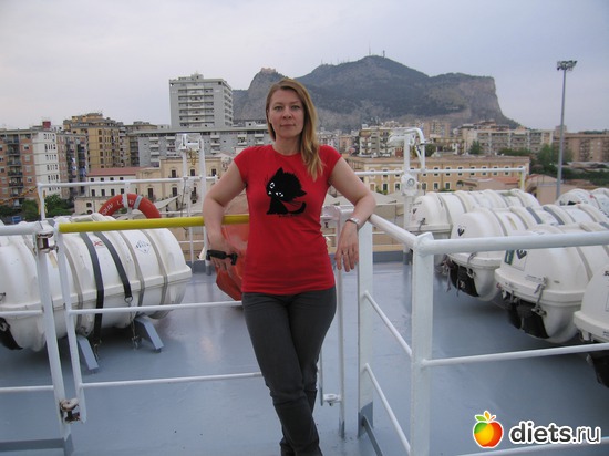 Покидаю Сицилию(на пароме из Палермо), альбом: Италия(апрель2012)