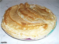 Самые тоненькие блинчики из крахмала