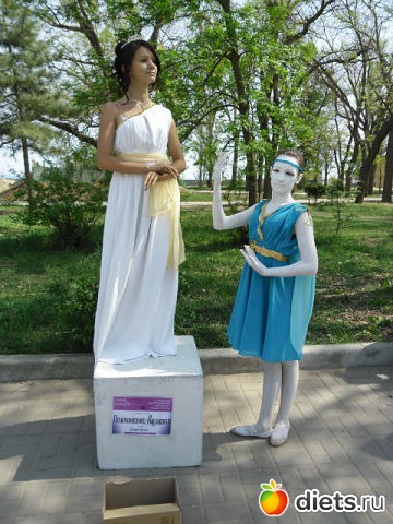 живые скульптуры в Евпатории
