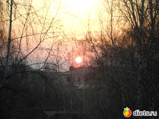 Осенний закат, альбом: Мои фото о природе в разное время года.