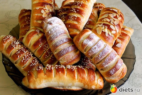 6 фото: Французские булочки с заварным кремом «Парижанка»