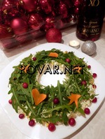 Новогодний салат “Венок”