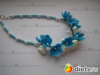 бижутерия из холодного фарфора