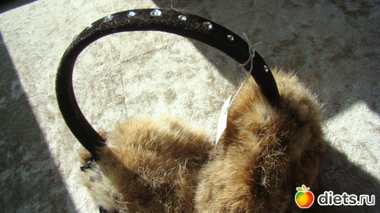 Наушники меховые Only Black Италия новые, альбом: Гаражная распродажа.