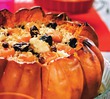 Запеченная тыква с рисом