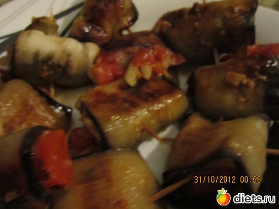 12 фото: очень вкусные рулетики из баклажанов .