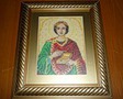 Святой Пантелеймон(вышивала когда болел муж)