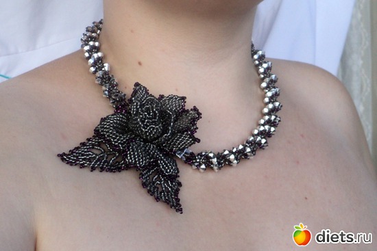 Колье Белла, альбом: Украшения из бисера