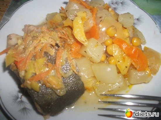 Горбуша с овощами, альбом: Я-Поварёшка