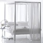 Boho Blanc 4 Poster Bed