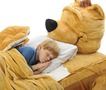 Fuzzy Brown Bear Bed Cover